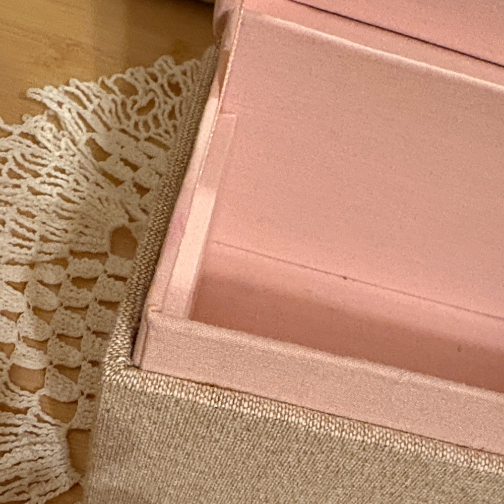 Pier 1 Pink and Gold Embellished Jewelry Box - Picture 8 of 8